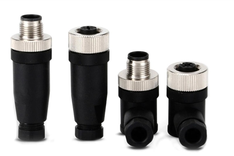M12 straight Male female connector