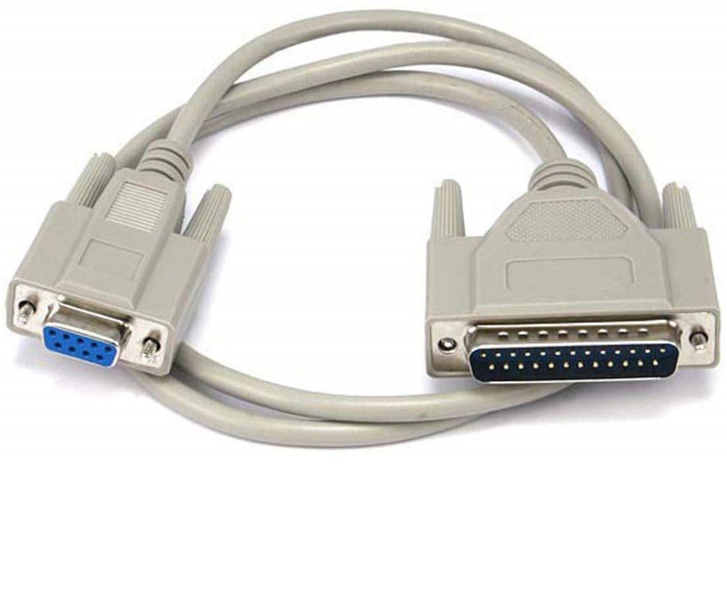 DB25M to DB9 female