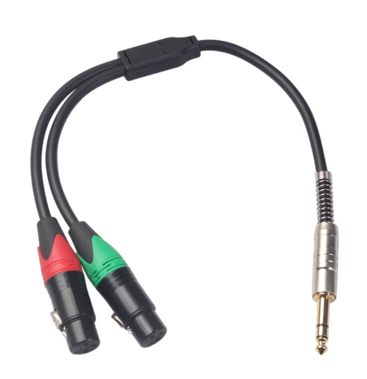 AUX DC to 2x XLR